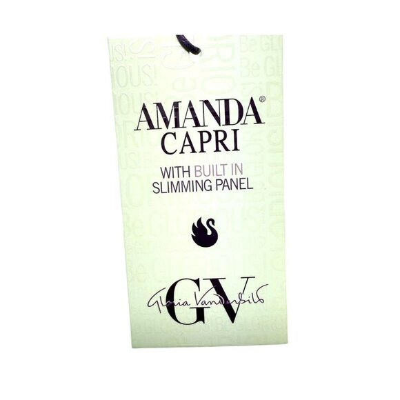 Gloria Vanderbilt Womens White Straight Leg Cut Amanda Capri Pants Sz 10 New - Picture 6 of 10